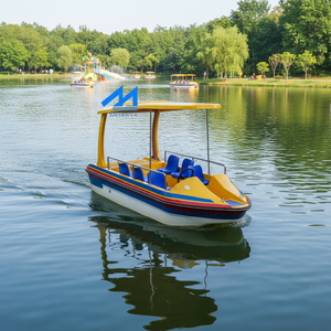 Barca Elettrica Meierya M-080 in Vetroresina per Gite Turistiche, 6-8 Persone, Capacità 500kg, Motore 48V 600W, Uso Commerciale - Product Image 1