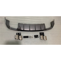 Diffuseur arrière de haute qualité avec tuyau d'échappement pour Audi A3 S3 berline et hayon 2014-2019