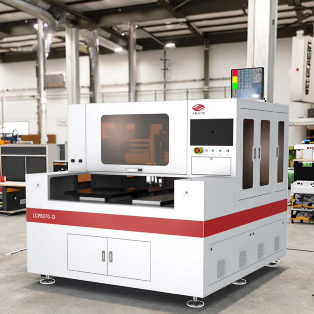 For ARGUS Smart Gantry Type Laser Glass Cutting Equipment for Electronics & Solar Decorative Glass Supports AI LAS BMP PLT