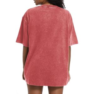 T-shirt oversize vintage grunge pour femme, manches courtes, coton, décontracté, col rond, coupe ample, tendance - Product Image 3