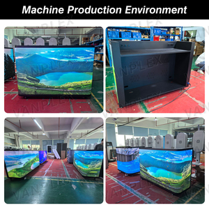 Cabina de DJ Portátil con Pantalla LED Curva para Actuaciones en Escenario, Eventos Musicales y Conciertos - Product Image 6