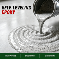 Peinture de sol effet marbre époxy, revêtement en résine de sable coloré pour la décoration de la maison, du garage et de l'usine