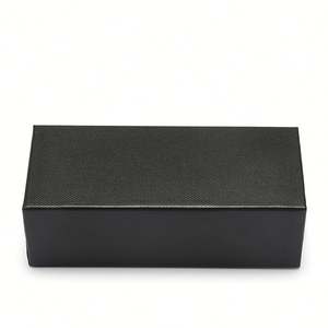 Étui à lunettes rigide noir de type tiroir, personnalisé avec logo, deux tailles, pour lunettes de soleil - Product Image 4