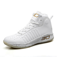 Chaussures d'arbitre montantes antidérapantes pour basket-ball, chaussures de sport respirantes amortissantes d'entraînement pou