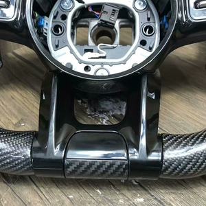 พวงมาลัยรถยนต์สปอร์ตคาร์บอนไฟเบอร์สำหรับเมอร์เซเดสเบนซ์พวงมาลัยรถยนต์ W167 C238 W213 C254 X254 E63 - Product Image 5