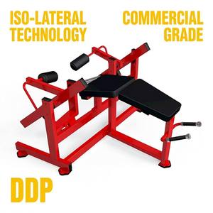 Machine professionnelle ISO-Lateral pour flexions des jambes couchées / Machine à curls des ischio-jambiers couchées pour l'entraînement de force - Product Image 1