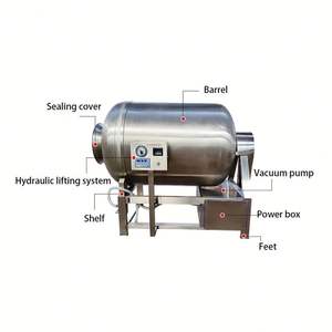 เครื่องหมักเนื้อไก่ทอด <span class=keywords><strong>ไข่</strong></span> ปลา เบอร์เกอร์ เครื่องหมักเนื้อสุญญากาศ - Product Image 6