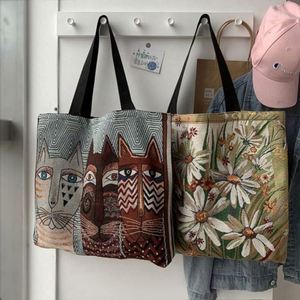 <b>Canvas</b> Lining Tote Bag Fashionable <b>Canvas</b> Tote Bag Polyester Lined Mommy Bag European American Printed <b>Canvas</b> Tote Bag Cute - Product Image 1