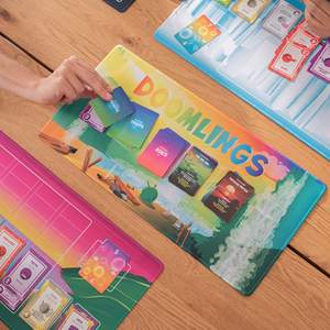Tapis <span class=keywords><strong>de</strong></span> jeu, tapis <span class=keywords><strong>de</strong></span> jeu pour jeu <span class=keywords><strong>de</strong></span> cartes Doomlings-Comprend 6 modèles uniques (lot <span class=keywords><strong>de</strong></span> 6) - Product Image 4