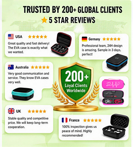 Étui de voyage rigide personnalisé avec logo pour organiseur électronique compatible avec adaptateur MacBook, chargeur, câble, batterie externe, souris, carte SD - Product Image 4