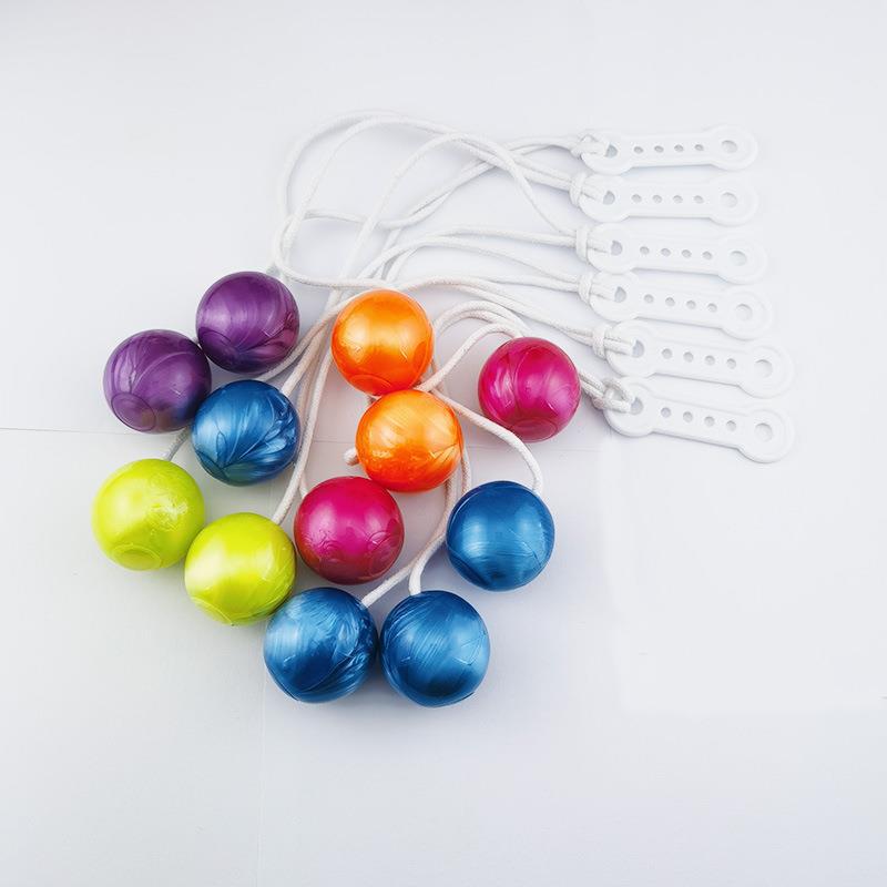 Pro-Clackers bola pequena bola brinquedo com corda aliviar o tédio relaxar brinquedo com luz