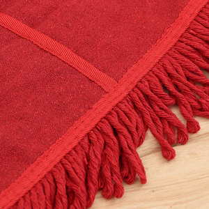 MSJ Promotion : Tête de rechange pour balai serpillère plat coréen pour nettoyage domestique, en tissu de coton pour dépoussiérage et élimination des taches d'huile rouges - Product Image 5