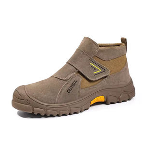 <span class=keywords><strong>Chaussures</strong></span> de sécurité GUYISA <span class=keywords><strong>pour</strong></span> hommes, spéciales <span class=keywords><strong>pour</strong></span> les soudeurs, anti-écrasement, anti-perforation, anti-brûlure, anti-étincelles, avec embout et plaque en acier - Product Image 1