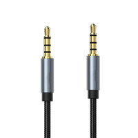 Câble audio jack 3,5 mm mâle-mâle, câble audio auxiliaire 3,5 mm tressé en nylon, câble audio auxiliaire 3,5 mm