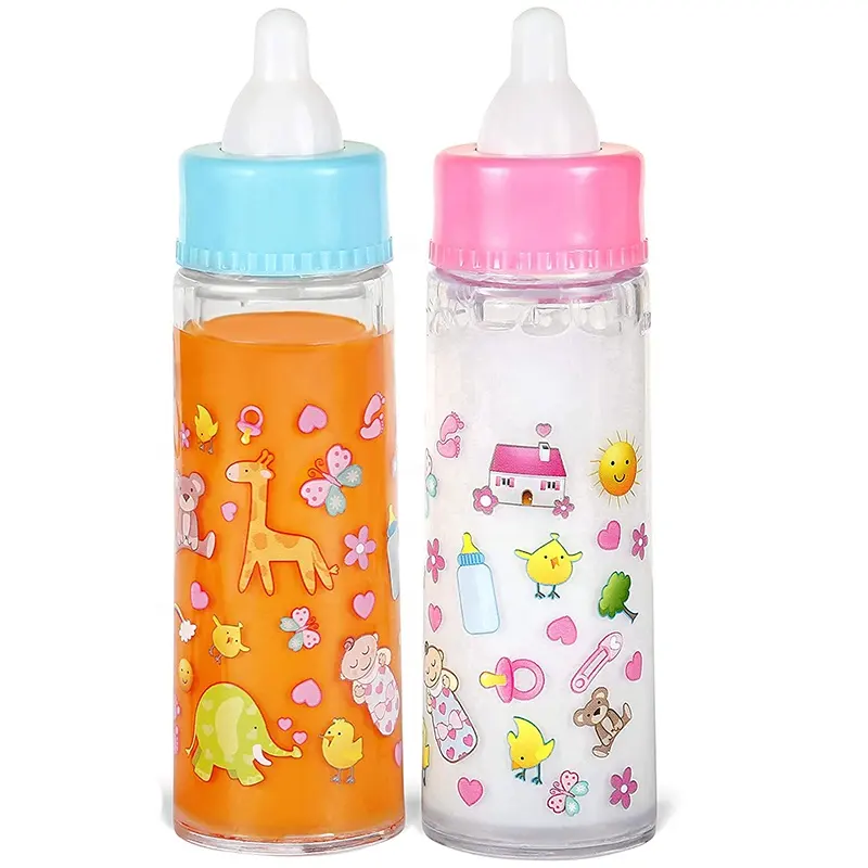 2 Stuks Verdwijnende Magische Flessen Mijn Zoete Baby Magische Babyfles Set Bevat 1 Melk En 1 Sapfles Voor Babypop