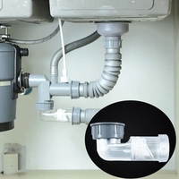 Lavabo tuyau de Drainage anti-odeurs Kit incurvé évier de cuisine tuyau de vidange tuyau de vidange tuyau de descente Joint Tube de Drainage accessoire de Pipeline