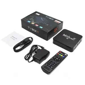 MXQ PRO 4K Android 11 Smart TV Box с пультом дистанционного управления Android TV Box 2,4G/5G WiFiHome 4K разрешение медиаплеер