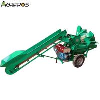 Batteuse de maïs entièrement automatique à haute efficacité batteuse à double usage domestique à économie de main-d 'œuvre machines agricoles métal nu