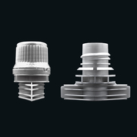 Vente en gros de becs verseurs et bouchons en plastique PE de 15 mm, anti-fuite, pour l'emballage de produits chimiques, industriels et de détergents pour lessive