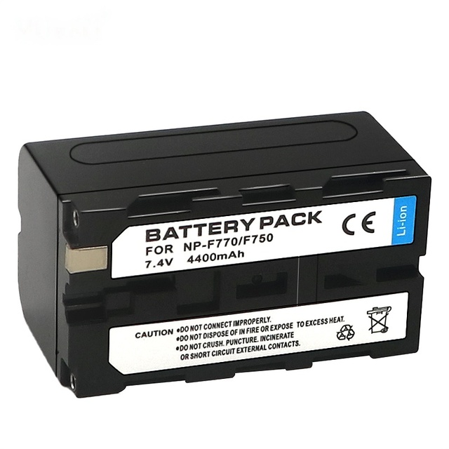 Large Capacity 4400mAh 7.4v Rechargeable Camcorder Batteries NP-F730 NP-F750 NP-F760 NP-F770 / Compatible Camera Stock