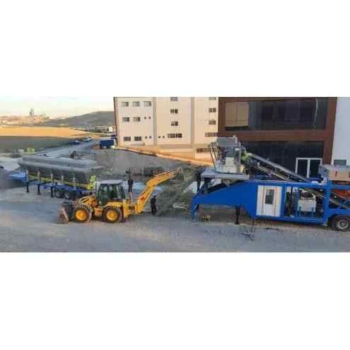 New 3D Concrete Batching Plants with Core Components Engine Pump Motor-for Cone Mixers Applications