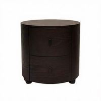 Table de chevet de luxe en bois massif, design italien, pour la maison et l'hôtel, avec accent d'angle en acier inoxydable