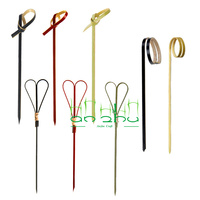 Bulkverpakking natuurlijke bamboe spiesjes, wegwerp bamboestokjes voor BBQ, satay en fruit.