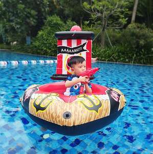 <span class=keywords><strong>Bateau</strong></span> gonflable à eau pour enfants et adultes, avec pistolet à eau, jouets pour enfants, <span class=keywords><strong>bateau</strong></span> de pirate, anneau de natation - Product Image 4