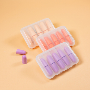 Bán buôn giảm tiếng ồn PU bọt an toàn Tai cắm với trường hợp & logo, công nghiệp nút tai cho nơi làm việc & Ngủ - Product Image 3