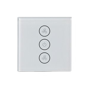 Tuya Smart Touch Wall <b>Switch</b> for Fan and <b>Light</b> WiFi Smart Voice Control Ceiling Fan Lamp <b>Switch</b> - Product Image 3