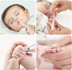4-en-1 Cute Owl Shape Baby Nail Care Set Kit <span class=keywords><strong>de</strong></span> <span class=keywords><strong>uñas</strong></span> <span class=keywords><strong>para</strong></span> recién nacidos con <span class=keywords><strong>pinzas</strong></span> <span class=keywords><strong>de</strong></span> Lima y cortaúñas - Product Image 4