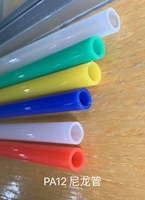 Tubo de Nylon PA6 Resistente y Duradero, Varios Colores Disponibles para Aplicaciones Neumáticas e Hidráulicas, Conductos para Cables