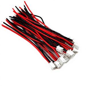 20 세트 미니 마이크로 JST-XH 2.54mm 피치 2 핀 수형 커넥터 10cm 오토바이 자동차 용 PVC 절연 실리콘 와이어 케이블 - Product Image 1