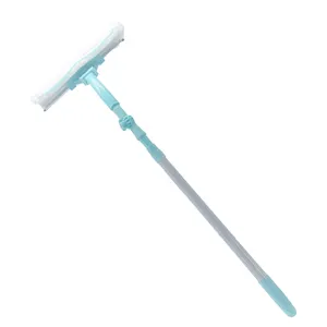 Magic 180 Spin Wiper Cleaning Head Home Window Cleaning Squeegee with Extension Pole