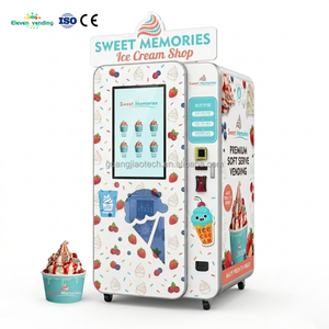 Distributeur automatique de crème glacée commercial, <span class=keywords><strong>24h</strong></span>/24, <span class=keywords><strong>en</strong></span> libre-service, sortie <span class=keywords><strong>en</strong></span> 40 secondes, plusieurs saveurs, écran tactile, solution de paiement personnalisée - Product Image 1