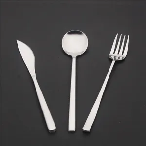 SUS 304 18 0 Metal High End Korean Style Stainless Steel Cutlery Set