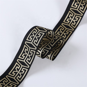 Nhà Máy Tùy Chỉnh Chiều Rộng Thiết Kế In Jacquard Đàn Hồi Vải Nylon Ban Nhạc Đàn Hồi Cho Hàng May Mặc - Product Image 6