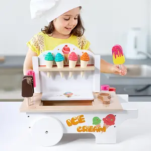 בית משחק לחינוך מוקדם עם שילוב רכב צעצוע גלידה אינטראקטיבי מכירת ילדים סימולציית גלידה אינטראקטיבית
