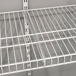 رف معدني على شكل حرف L مخصص، متين وصديق للبيئة، قابل لتعديل الارتفاع، يُثبت على الحائط، منظم تخزين للملابس في المرآب - Product Image 4