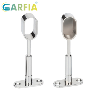 <span class=keywords><strong>Support</strong></span> de fixation réglable Garfia en alliage de zinc pour <span class=keywords><strong>tringle</strong></span> de douche moderne, <span class=keywords><strong>tringle</strong></span> de penderie ovale et <span class=keywords><strong>support</strong></span> de levier de <span class=keywords><strong>tringle</strong></span> de placard - Product Image 3
