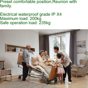 Camas Eléctricas Sanatorias con Rodillos Silenciosos Tecforcare OEM y ODM, Camas Médicas con Respaldo para Cuidado en el Hogar - Product Image 5