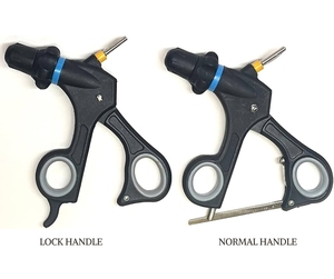 Manche d'instrument chirurgical laparoscopique avec mécanisme de verrouillage pour utilisation manuelle normale, instruments médicaux réutilisables 5mmx330mm - Product Image 2
