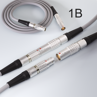 Connecteur circulaire auto-bloquant Push-Pull plaqué or, série PHG 1B, 2-16 broches, prise d'extension de connexion de câble FGG Free Socket