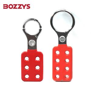 Loto Stalen Groep Lockout Hasps 1 Inch (25Mm) Kaakdiameter Nylon Materiaal Vinyl-Gecoate Handgreep Industriële Deur Revisie Apparatuur - Product Image 1