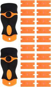 Cleaning Tool for Removing Labels <b>Stickers</b> <b>Decals</b> Paint Window Glass Scraper Tool Retractable Plastic Razor Blade Scraper - Product Image 4