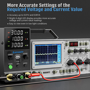 Jesverty 3010M DC Power Supply <strong>Variable</strong>,0-32V 0-10A Switching Bench Power Supply with 20W USB&amp;<strong>Type</strong>-<strong>C</strong> Quick-Charge, Output Switch - Product Image 5