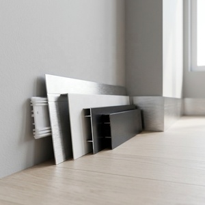 Rodapié <span class=keywords><strong>de</strong></span> Aluminio con Sistema <span class=keywords><strong>de</strong></span> Clip Ajustable <span class=keywords><strong>para</strong></span> Pisos <span class=keywords><strong>de</strong></span> Madera, Losetas y <span class=keywords><strong>PVC</strong></span> - Product Image 4
