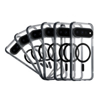 Funda Transparente Anti-Caídas Magnética de Acrílico 3 en 1 con Moldeo por Inyección para Google Pixel 11/11 Pro/11 Pro XL