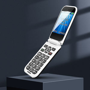 Sbloccato per anziani funzione di telefono SOS chiamata rapida inglese russo <span class=keywords><strong>tastiera</strong></span> cellulare schermo Display fotocamera Flip telefono cellulare - Product Image 1