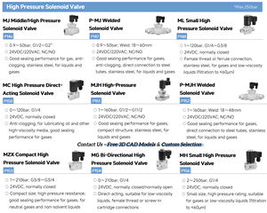 Válvula Solenoide EAGLE de Acero Inoxidable 304/316L, 24 V CC, Eléctrica, de Baja/Alta Presión, Soldadura BSPP para Equipos de Agua, Piloto de Explosión - Product Image 3
